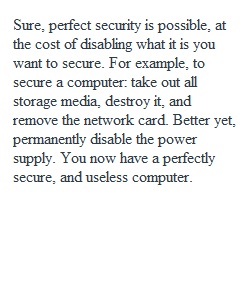 Discussing Computer Security or Lack Thereof!